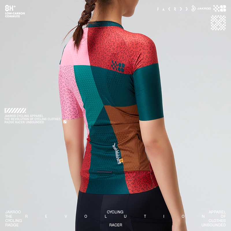 Áo Đạp Xe Ngắn Tay Thoáng Khí Thoải Mái Cho Nữ