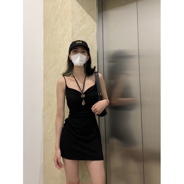 Váy Cut -out thun body cao cấp Annam Design