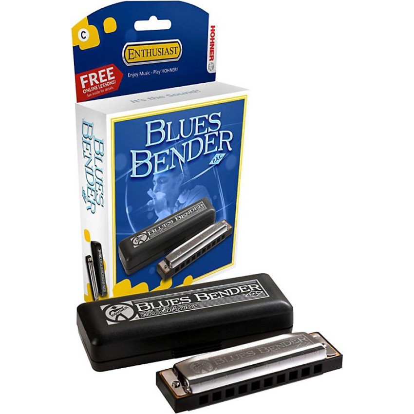 Harmonica Hohner Diatonic Blue Bender  M58501 & M58510 - Nhập Khẩu Đức - Phân phối Sol.G