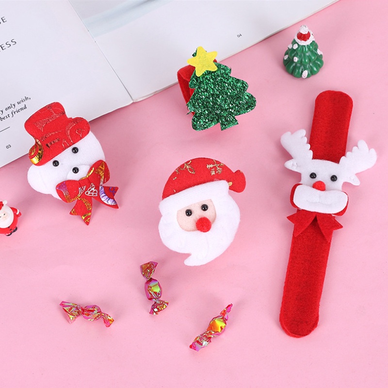 Vòng tay đập nhung cuộn noel