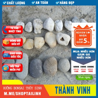 Đá cuội trang trí bể cá bể thủy sinh