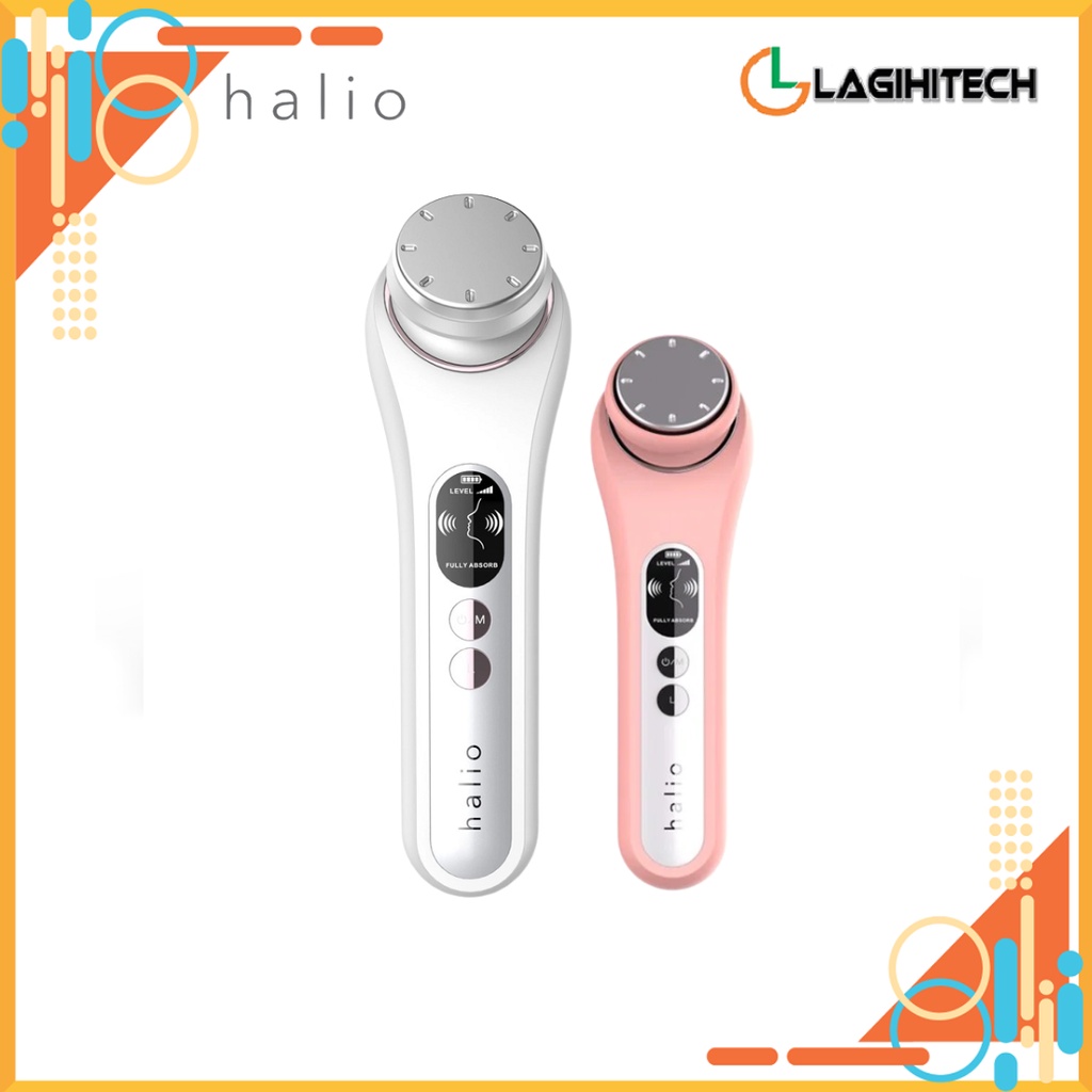 Máy Đẩy Tinh Chất Dưỡng Trắng Nóng Lạnh Halio Ion Hot &amp; Cool Beauty Device Bảo hành 1 năm - Hàng chính hãng