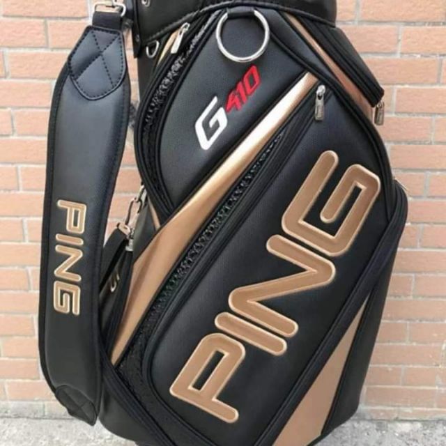 Túi đựng gậy Ping G410 

- Chất liệu : Da Pu " 
- màu sắc : Vàng đồng 

🗼 Không thấm nước.