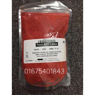 Màu khoáng làm son Red 40 (đỏ bã trầu)