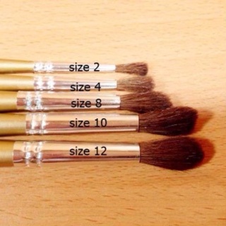 Cọ vẽ màu nước PENTEL chính hãng - SỐ  0/4/6/8/10/12/14/16/20
