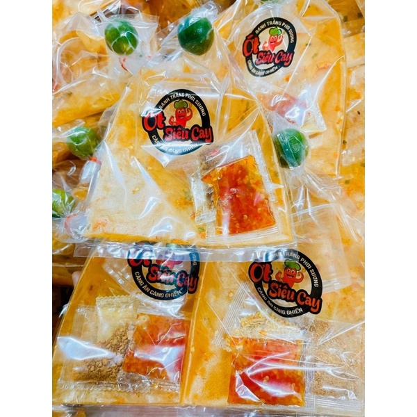 BÁNH TRÁNG DẺO TÔM SIÊU CAY