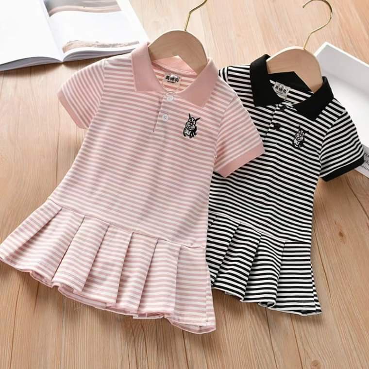 [Xả kho] Váy xòe cổ đức siêu xinh cho bé gái có video + thật (Hàng có sẵn)