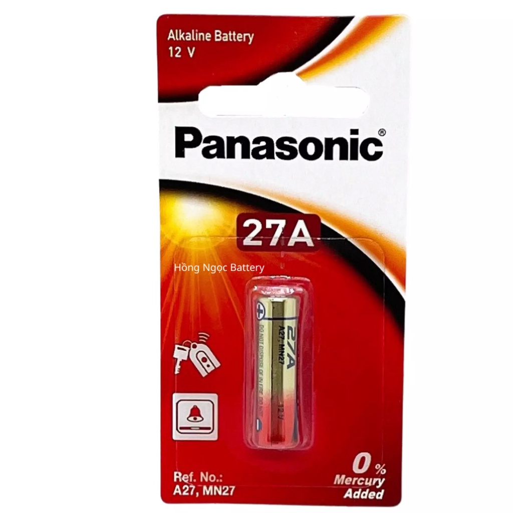 Pin Pin12V A27 Panasonic 27A/ Pin A27/ 27A/ A27BP/ G27A/ GP27A/ L828 Dùng Cho Remote ô tô, cửa cuốn, chuông cửa...