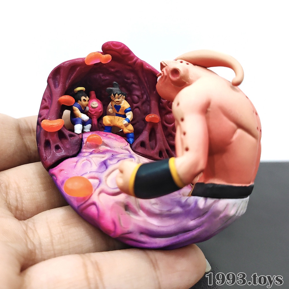 Mô hình chính hãng Megahouse Figure Dragon Ball Capsule R Revival Threat Majin Buu - Majin Buu x Son Goku x Vegeta