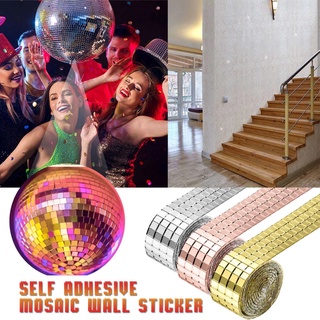 100x4cm Self-adhesive Mini Square Mosaic Wall Stickers for Handmade Crafts Home Party Ktv Shop Decoration
