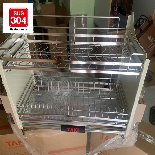 [Chính Hãng] Giá Bát Nâng Hạ INOX 304 (Bảo Hành 10 Năm) | BigBuy360 - bigbuy360.vn