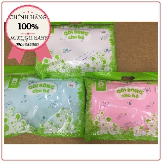 [RẺ VÔ ĐỊCH] GỐI BÔNG SƠ SINH MIPBI ❤️ RUỘT BÔNG MỀM MẠI CHO BÉ