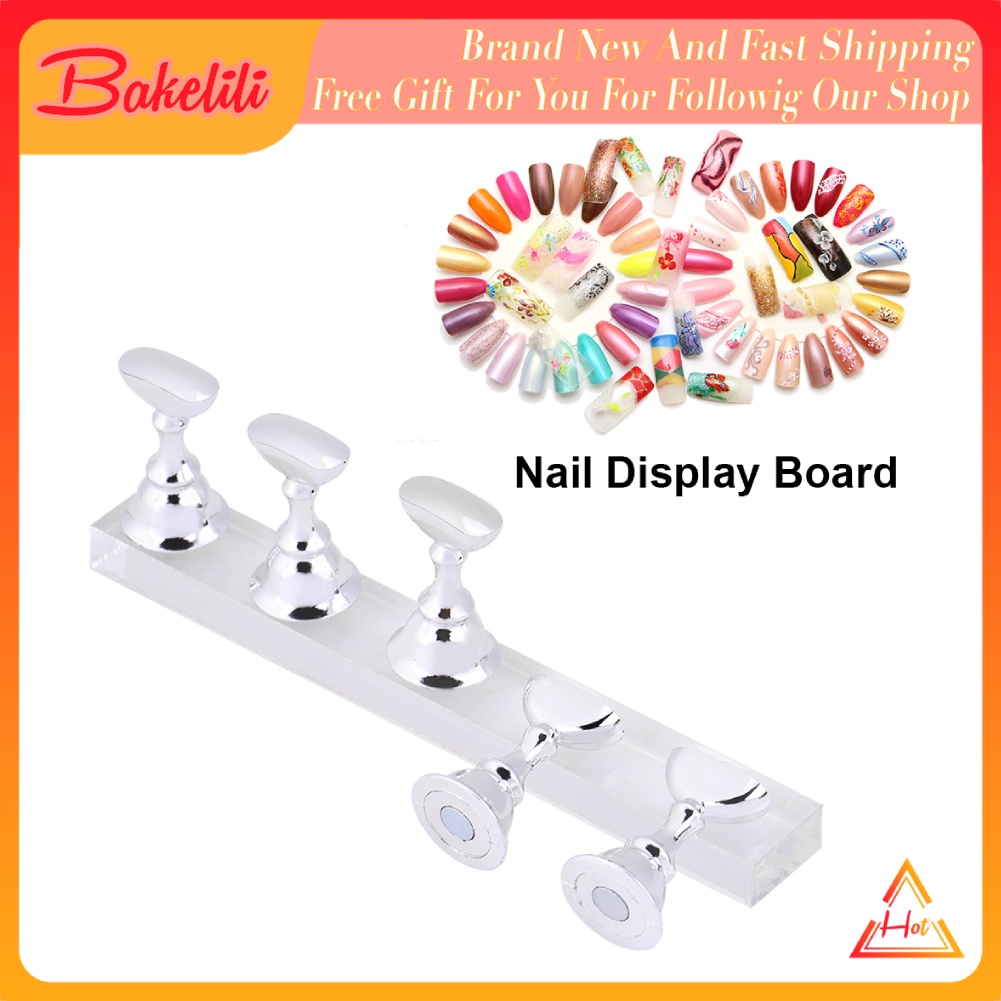 [Hàng mới về] Set 5 giá đỡ trưng bày móng tay giả độc đáo