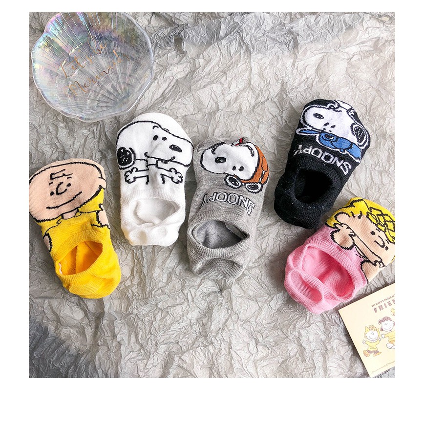 Tất Vớ SNOOPY Cartoon Tàng Hình - Tất Tàng Hình Snoopy