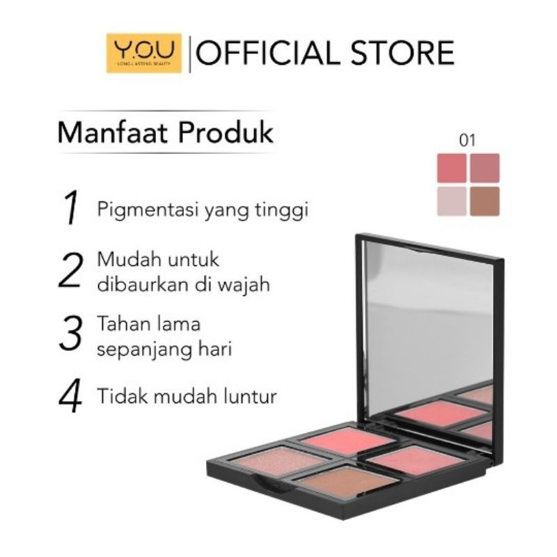 (Hàng Mới Về) Bảng Phấn Trang Điểm You On The Go | BigBuy360 - bigbuy360.vn