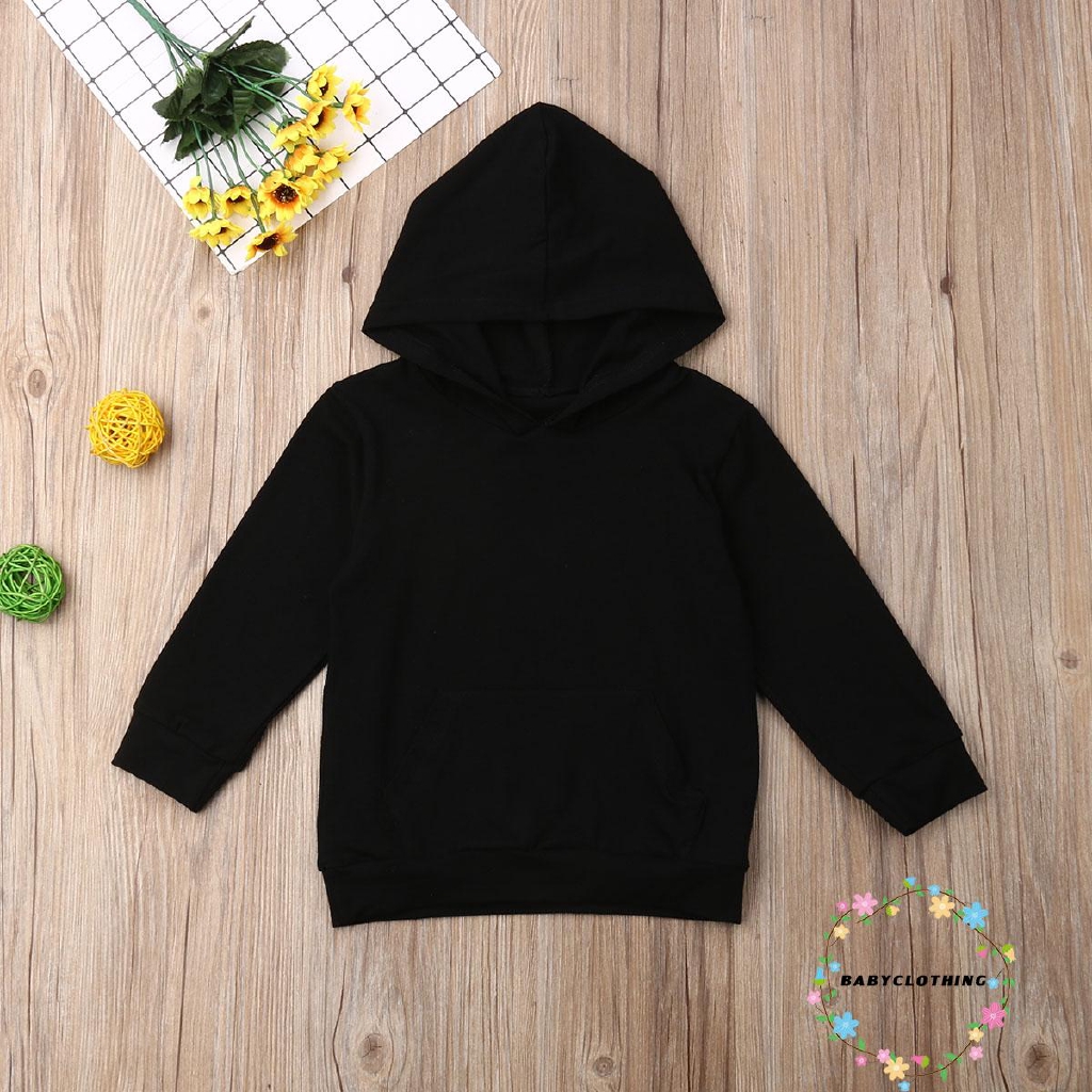 Áo hoodie cotton tay dài in chữ xinh xắn cho bé trai/gái