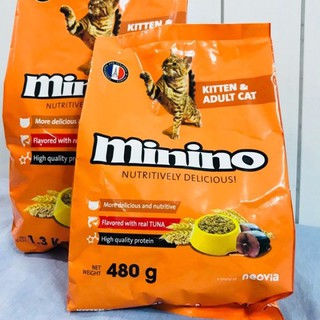 Thức ăn cho mèo mọi lứa tuổi Minino 480g