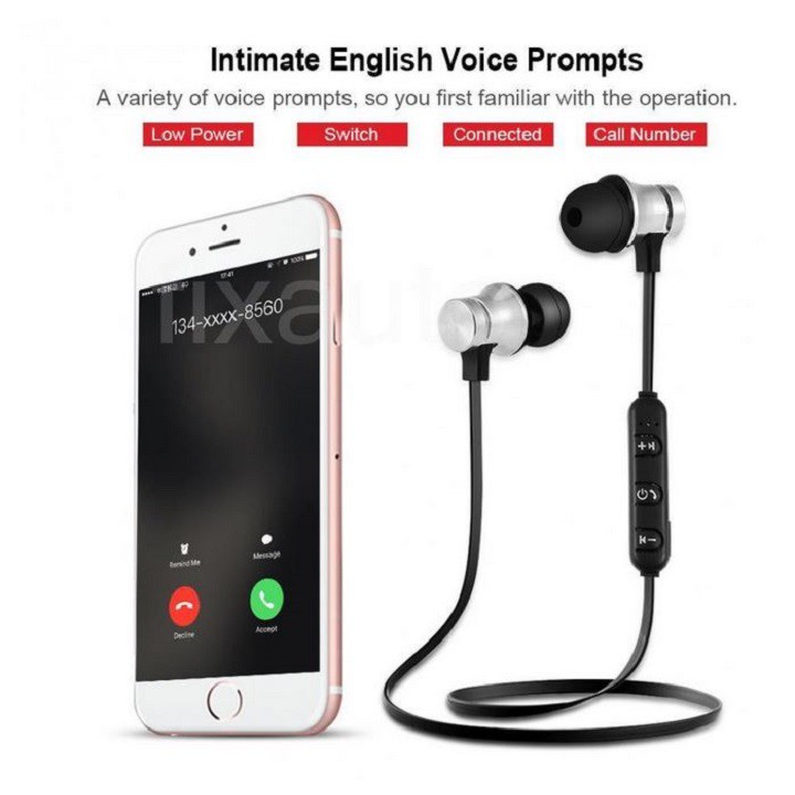 Tai nghe không dây bluetooth Sport headset nghe nhạc cực đã