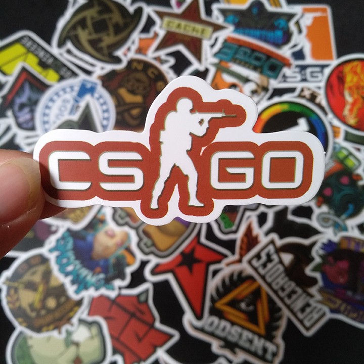 Bộ Sticker dán cao cấp chủ đề COUNTER-STRIKE - CS:GO - Dùng dán Xe, dán mũ bảo hiểm, dán Laptop... - Hàng nhập khẩu