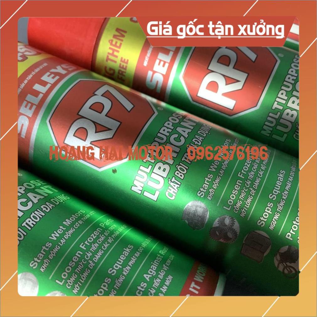 Chai  xịt chống rỉ/gỉ set SELLEYS RP7 - vệ sinh, bôi trơn, ngăn ngừa ăn mòn kim loại - chai lớn 350GR