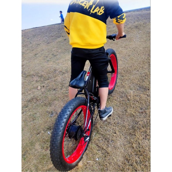 Xe đạp điện thể thao fat boy bánh to cực ngầu pinlithium 22kg