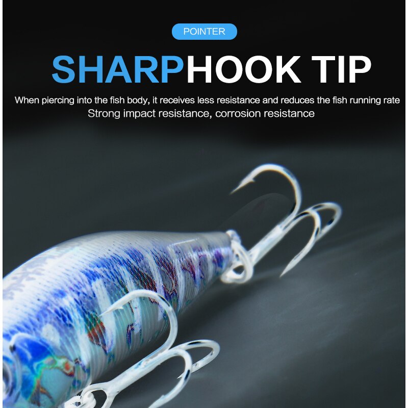 Mồi Giả Nhử Cá 63mm 5g Gắn Kèm Móc Câu Bằng Nam Châm