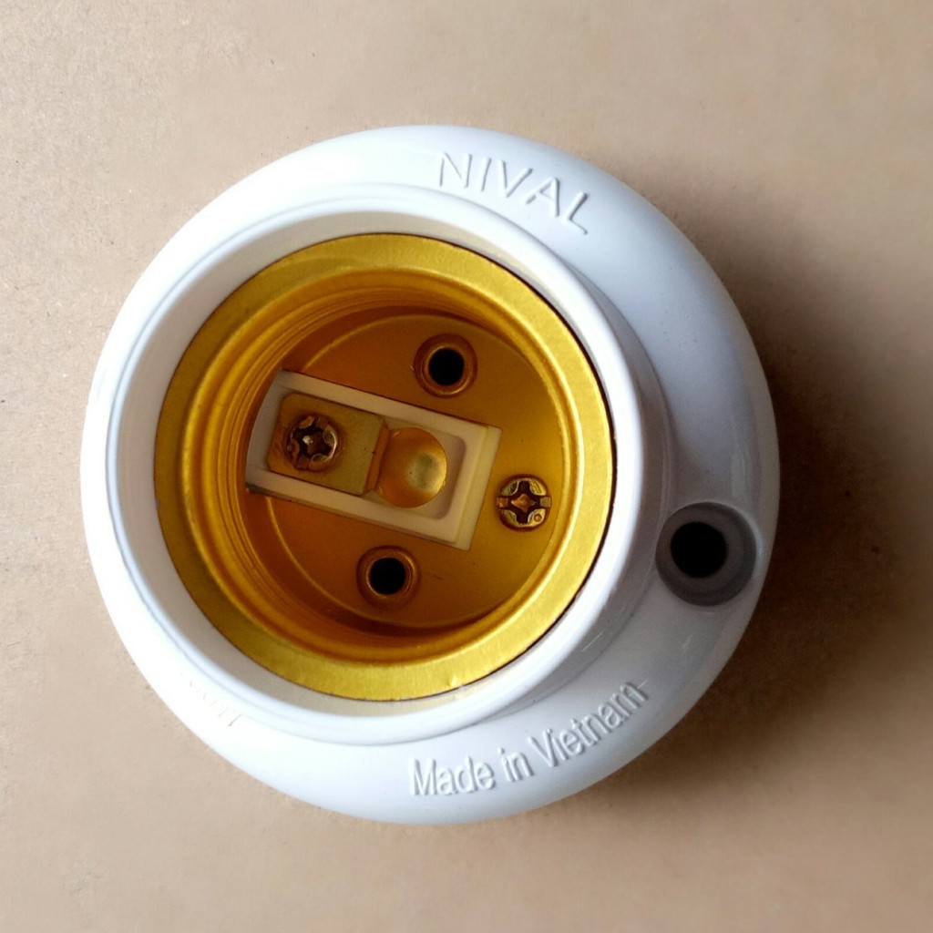 Đui Xoáy Vát Gắn Tường & Đui Ngồi Xoáy Thẳng E27 | BigBuy360 - bigbuy360.vn