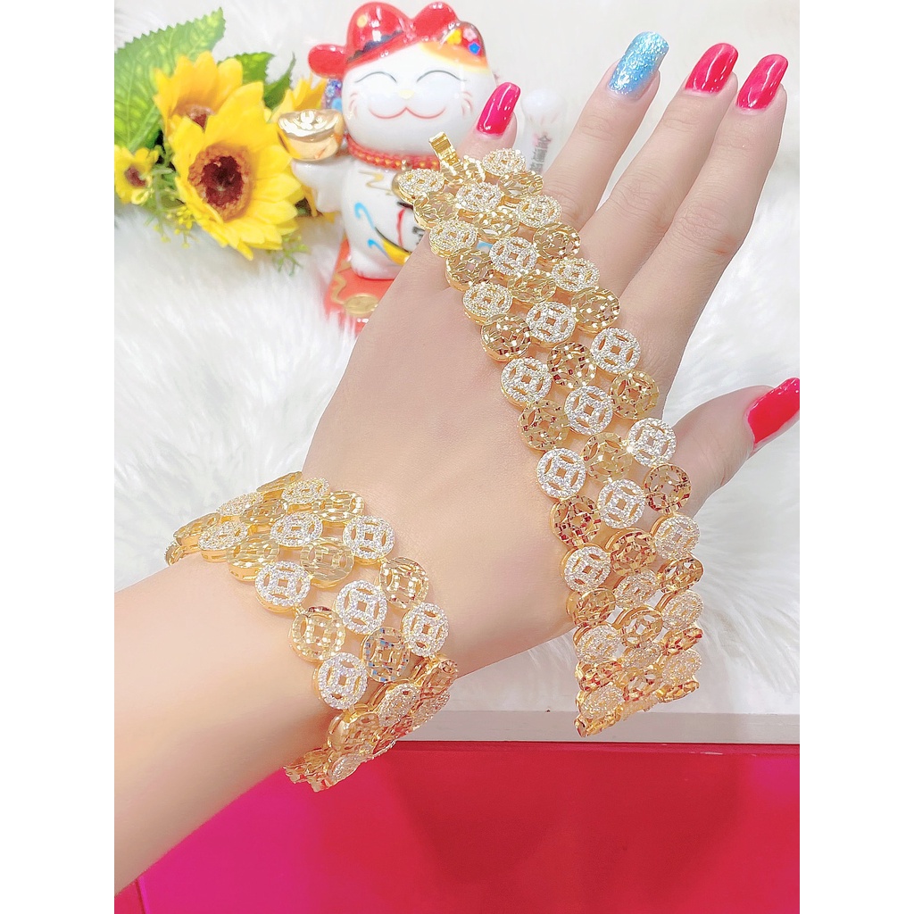 UHA - Lắc Tay Nữ Mạ Vàng 18k Sang Trọng L364VCK-698