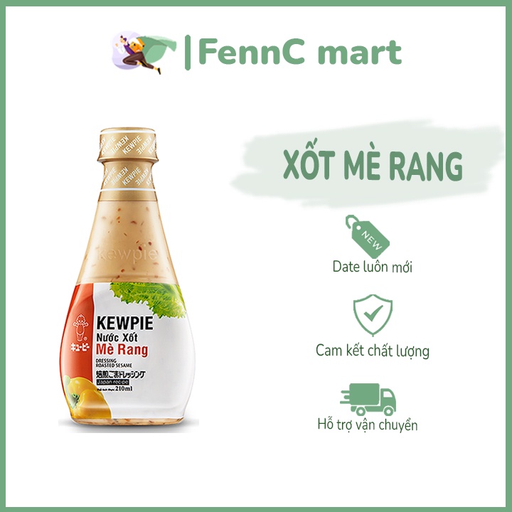 Nước Xốt Mè Rang Sốt Mè Rang Kewpie 210ml 1l FENNC