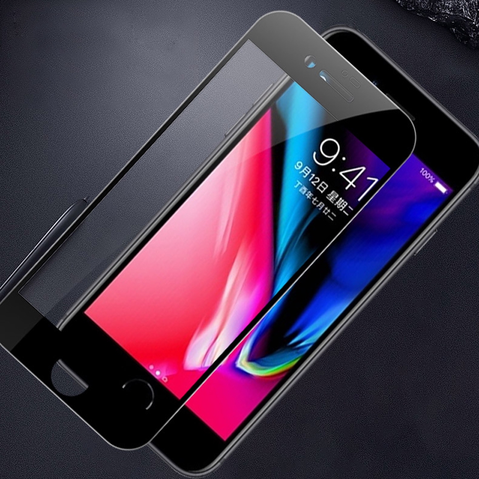 Kính Cường Lực Toàn Màn Hình Cho iP SE 2022 SE2 SE3 7 8 6 6S Plus