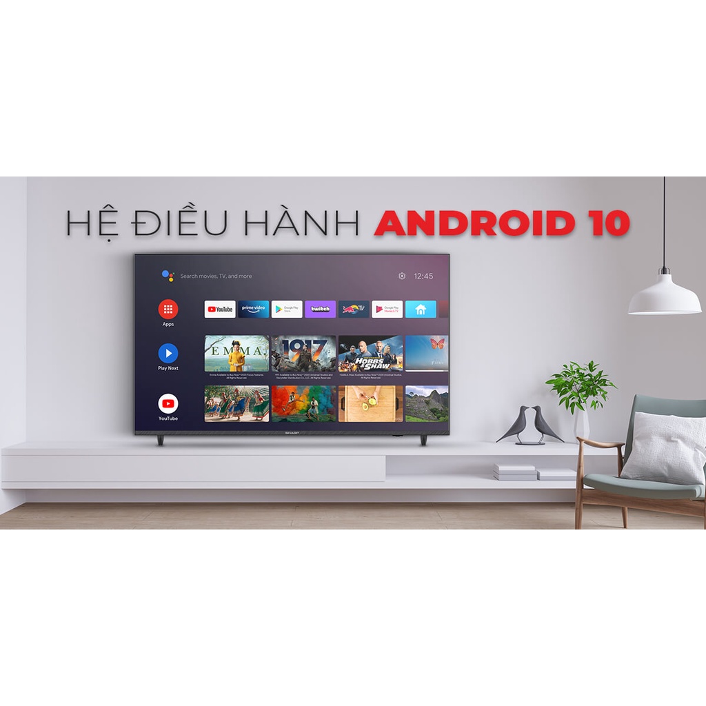 ANDROID TIVI SHARP 55 INCH 4K 4T-C55DJ3X
