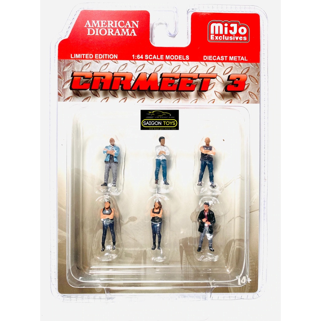 Figure American Diorama - Tổng hợp mô hình nhân vật chính hãng Mỹ tỷ lệ 1:64 Saigontoys