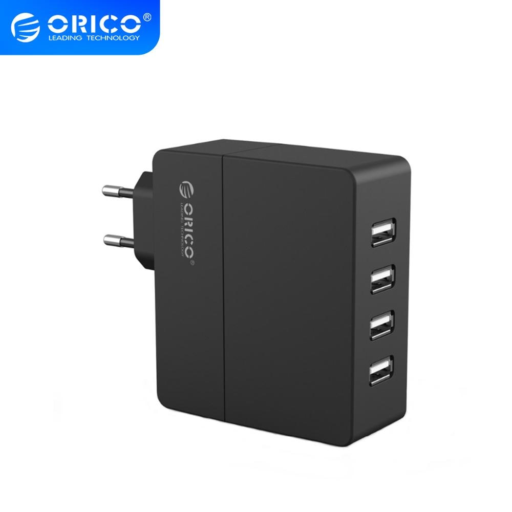 Củ sạc ORICO 4 cổng USB 34W 6.8A thích hợp cho điện thoại iPhone Samsung Huawei Xiaomi HTC