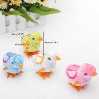 Đồ chơi gà con nhồi bông lên dây cót