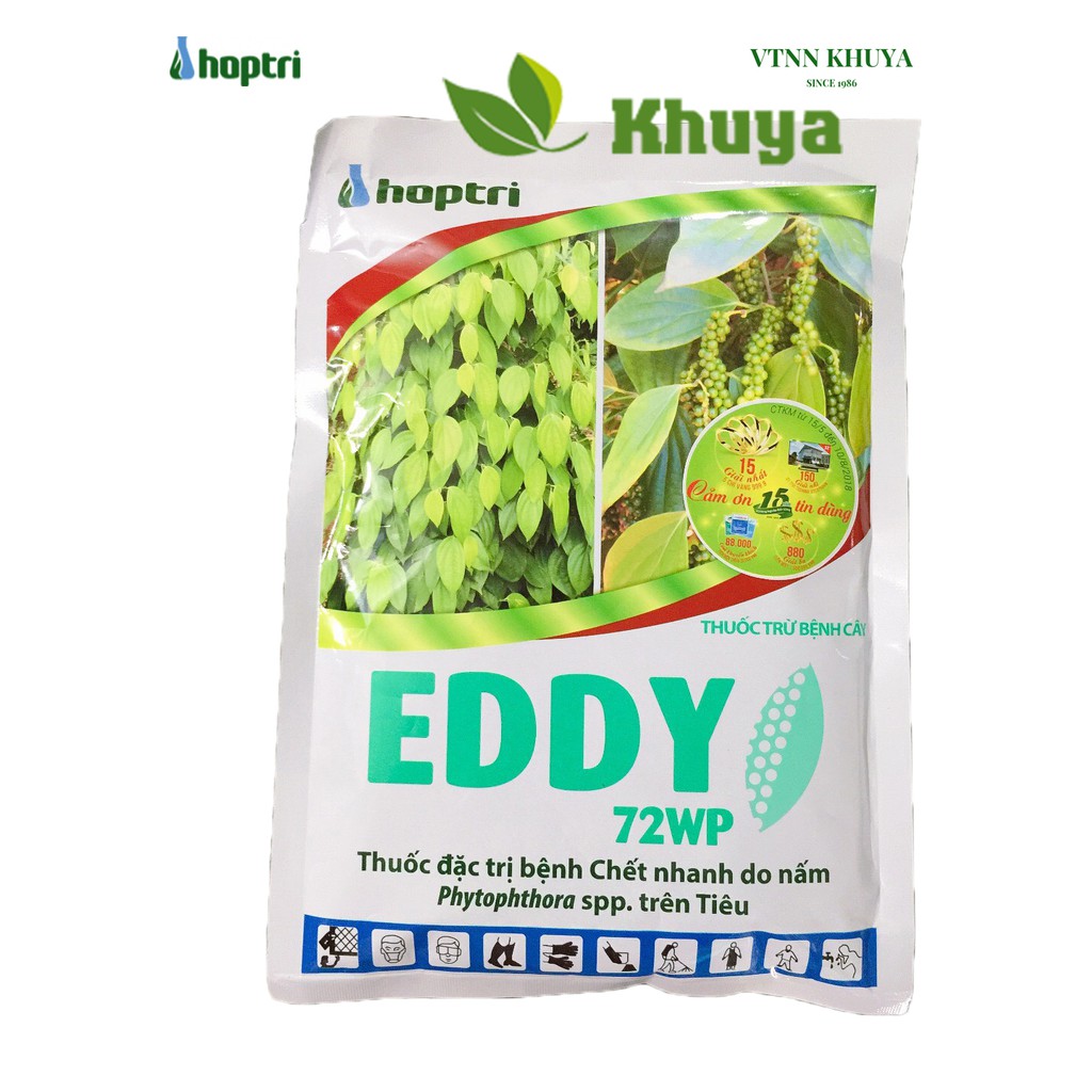 Thuốc trừ bệnh cây Hợp Trí Eddy 72WP gói 300gr Đặc trị bệnh do nấm Phytophthora