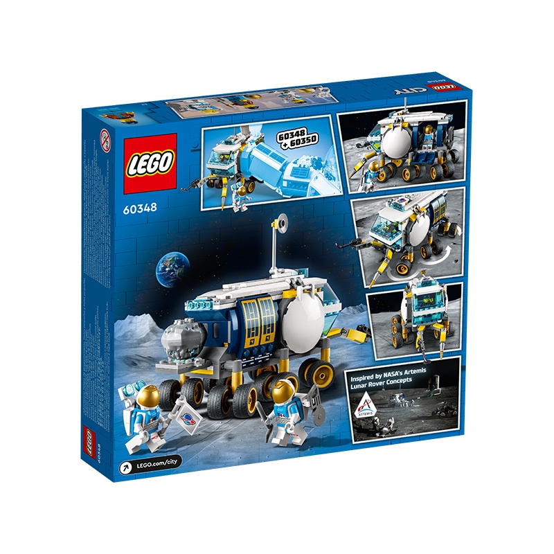 Đồ Chơi LEGO CITY Xe Thám Hiểm NASA Mặt Trăng 60348