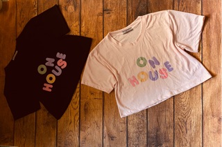 Áo crop in (ON HOUSE)