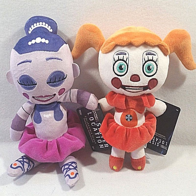 20cm/8Five Nights at Freddy's Sister Circus Baby Ballora Ennard Location Circus Stuffed Doll Gifts