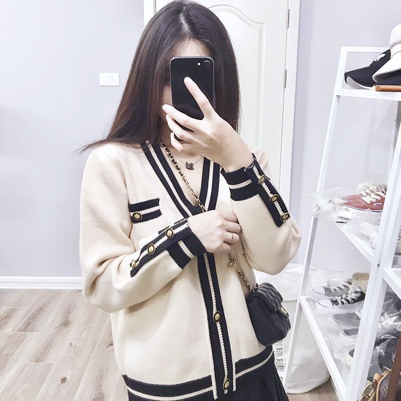 Áo khoác len cardigan chất len mongtoghi mềm mịn hàng QC L1