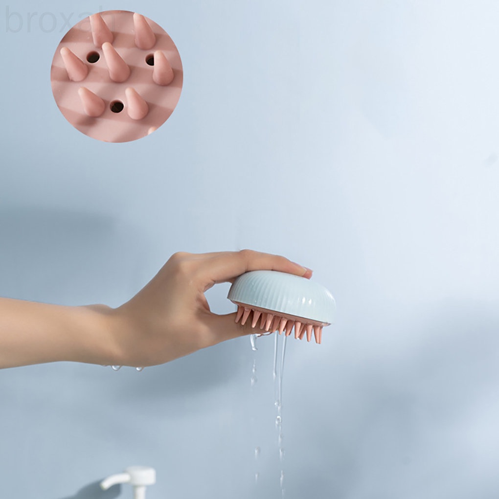 [Hàng mới về] Lược gội đầu bằng silicon massage da đầu
