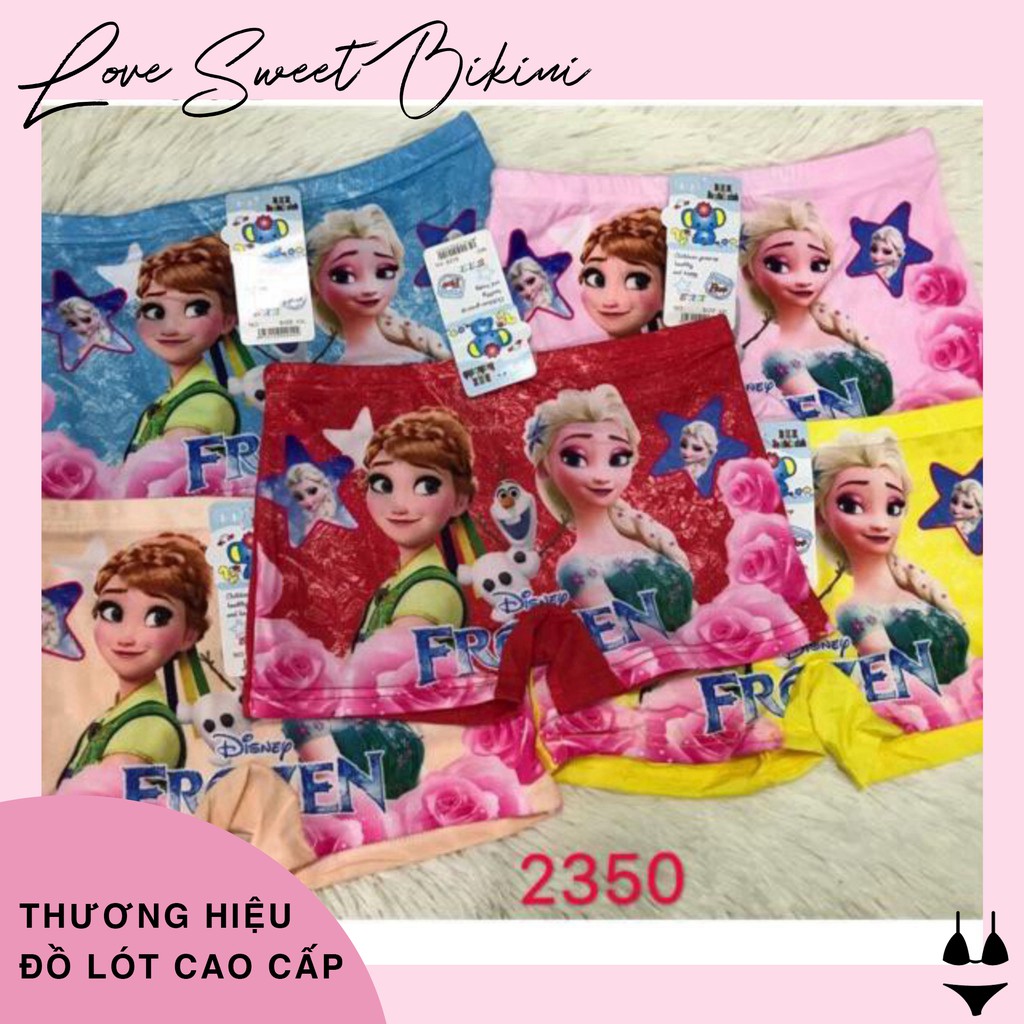 Quần lót đùi bé gái 3D công chúa Elsaz