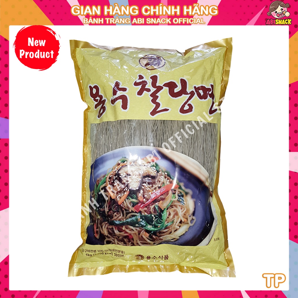 [GÓI ĐẠI 1000G] MIẾN KHOAI LANG CHUẨN HÀN QUỐC NONGWOO GÓI LỚN 1KG dùng để nấu-xào-trộn lẩu