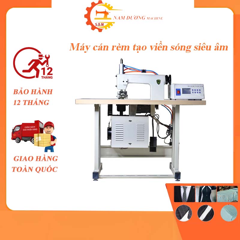 Máy Cán Ren Dập Chân Rèm – Máy May Siêu Âm