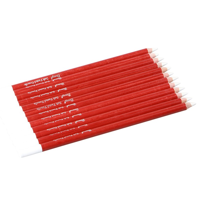 Bộ 12 Bút Chì Pastel Seamiart Màu Trắng Mềm Chuyên Nghiệp