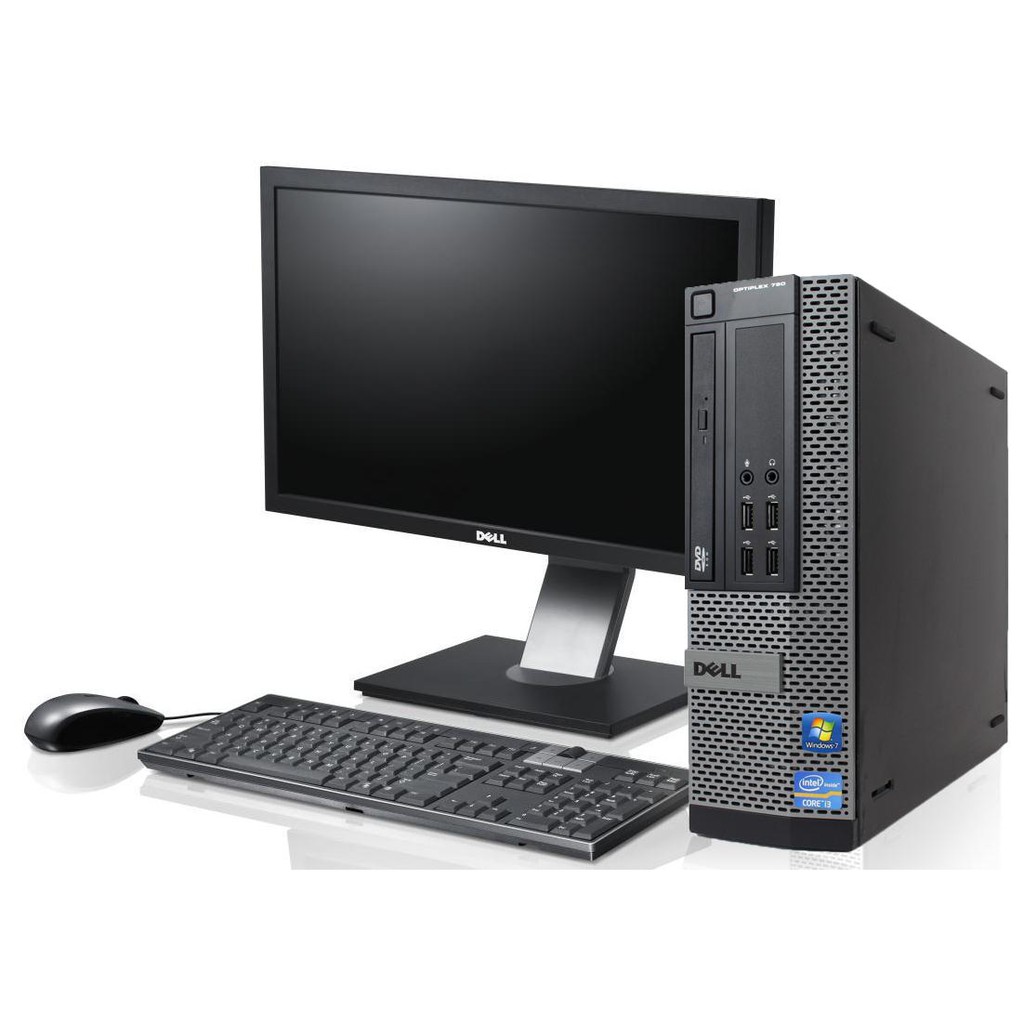 Bộ máy tính để bàn Dell OPTIPLEX 790 Sff, E03M19(CPU Core i5-2400, Ram 4GB, HDD 500GB, DVD) + Màn hình Dell 18.5 inch | BigBuy360 - bigbuy360.vn