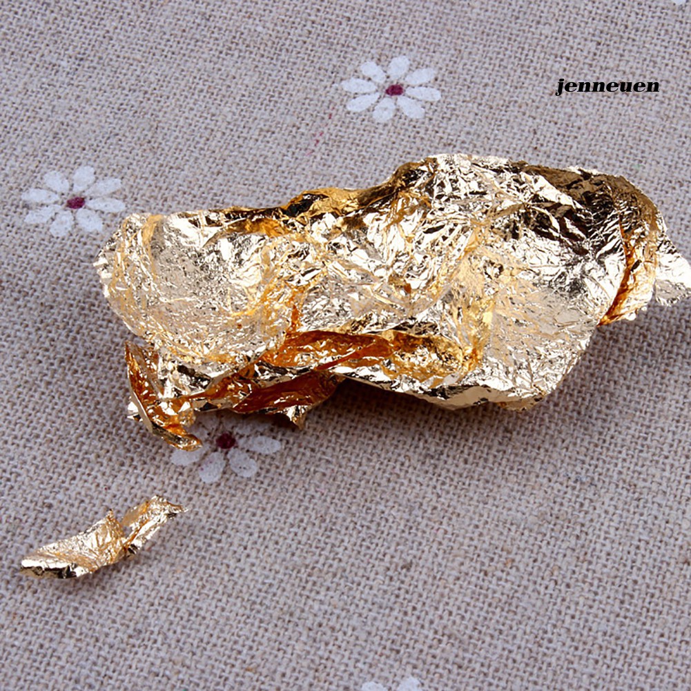 [Hàng mới về] Bộ 12 hộp giấy bạc trang trí móng tay nghệ thuật