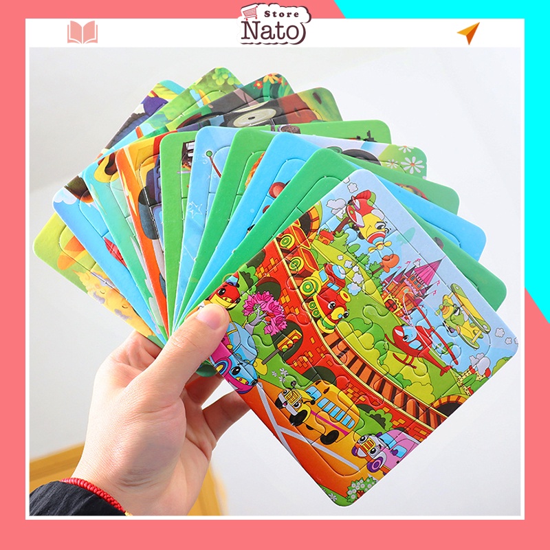 _Tranh Ghép Hình Nhiều Chủ Đề Cho Bé_Đồ chơi xếp hình giá siêu rẻ NATO TG01