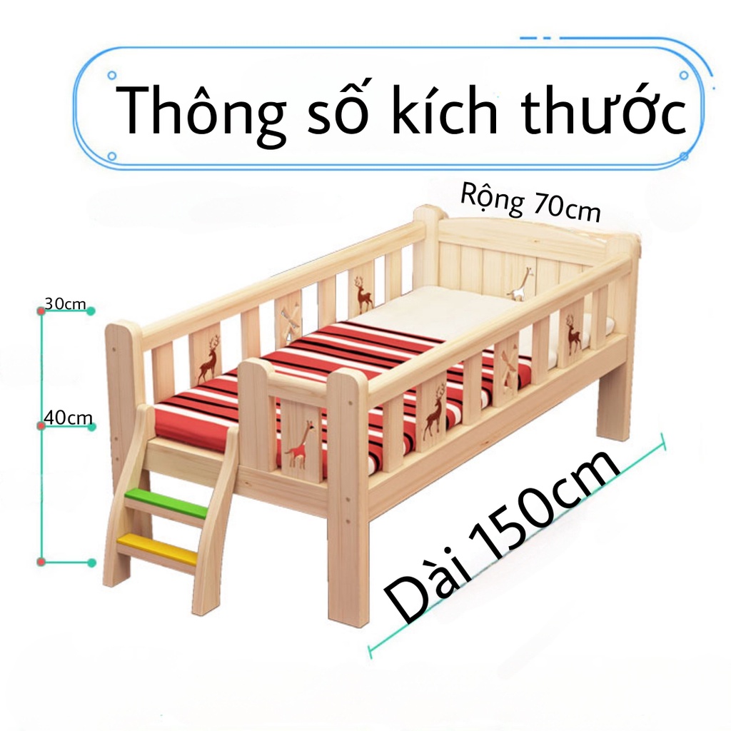 Giường trẻ em, giường ngủ cho bé 0 - ảnh sản phẩm 7