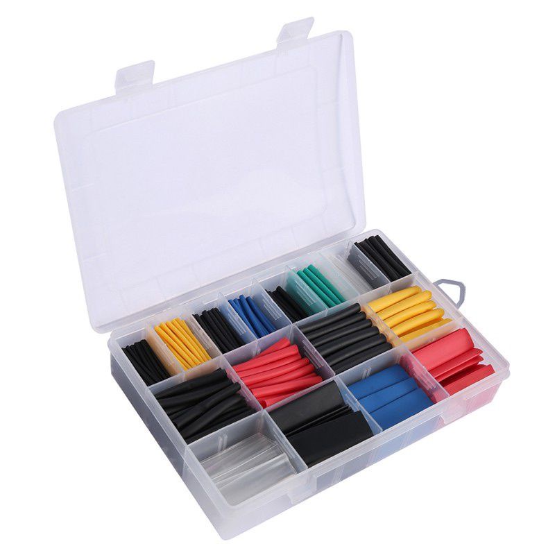 Set 530/328/164 Ống co nhiệt polyolefin dùng để bọc dây cáp cách điện nhiều kích cỡ nhiều màu tùy chọn (t16)