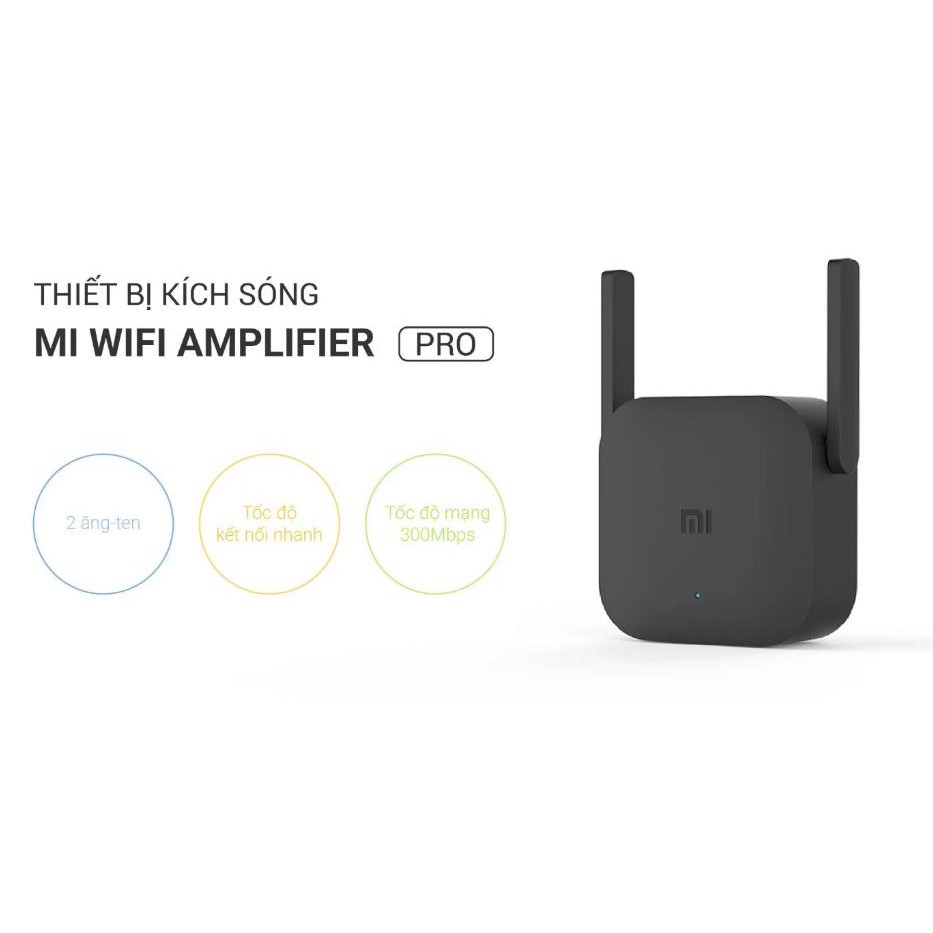 Thiết bị kích sóng wifi Xiaomi Amplifier Pro phiên bản quốc tế | Thiết bị kích sóng wifi pro - mihomesaigon